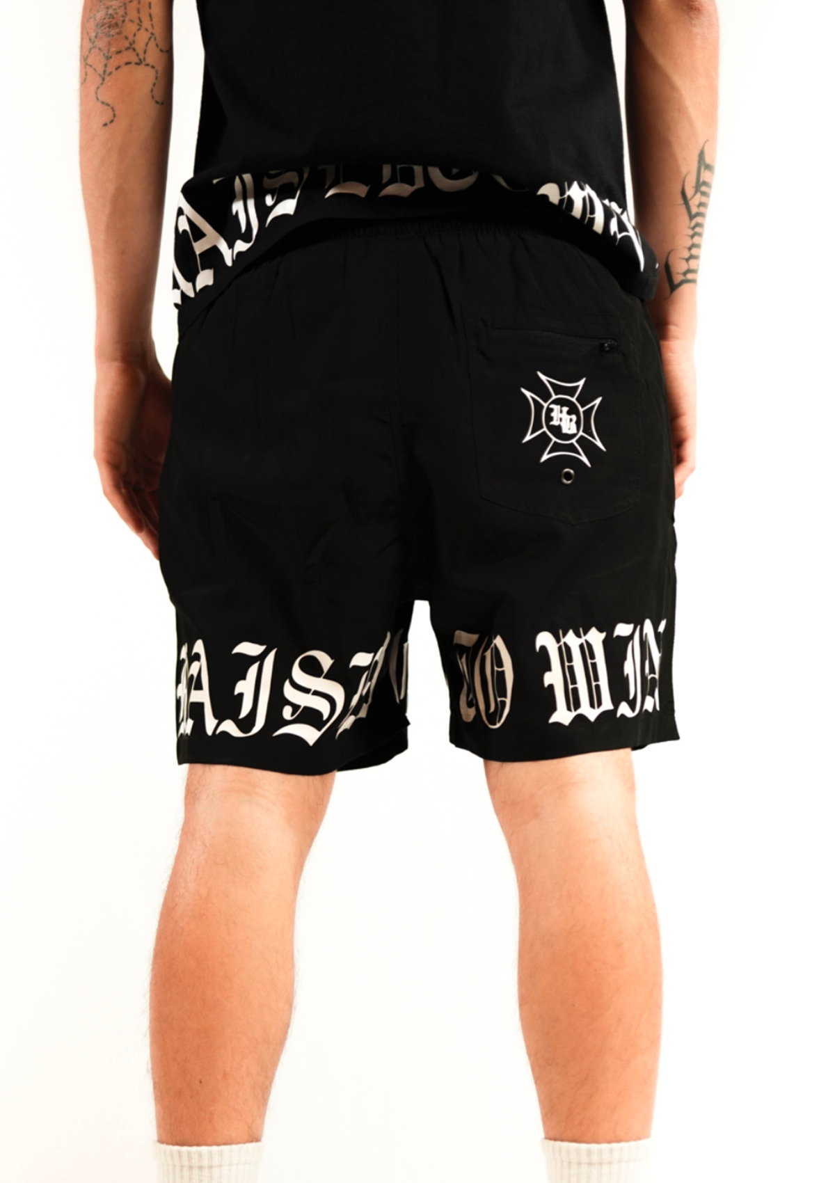 BORN X RAISED SWIMSUIT [BLACK]