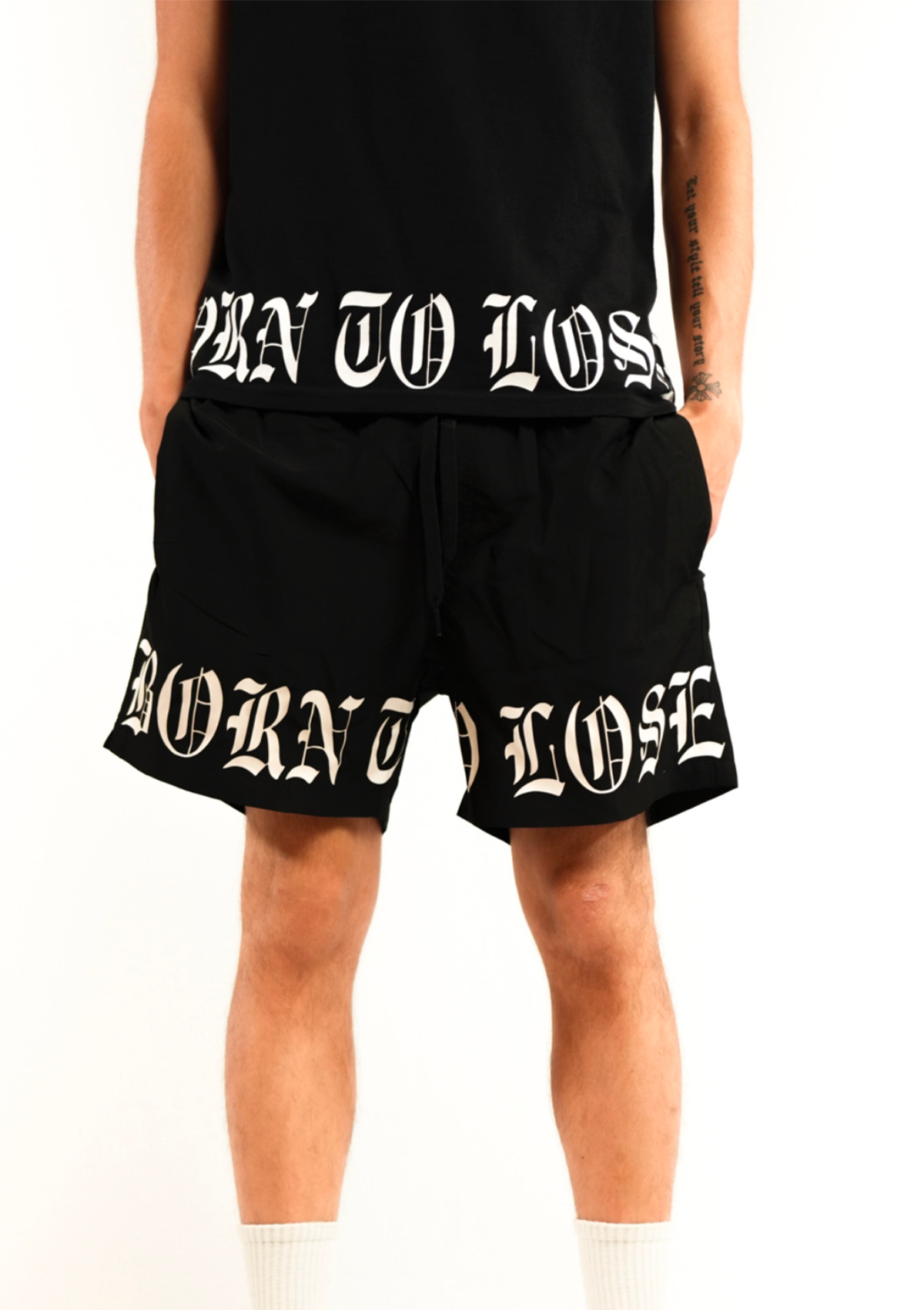 BORN X RAISED SWIMSUIT [BLACK]