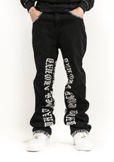 AROUND JEANS [BLACK-DETAILS]