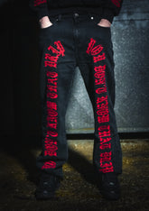 UNKNOWN JEANS [RED]