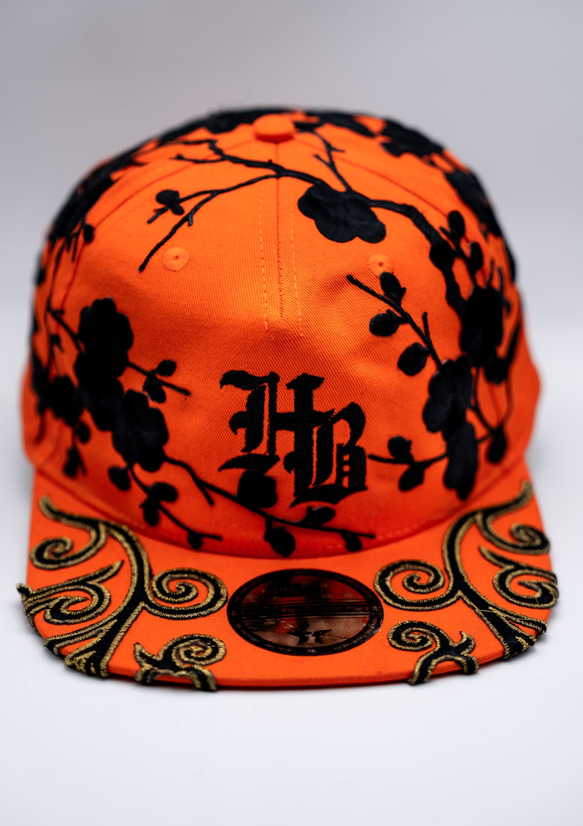 Royal Garden Cap {orange/black}
