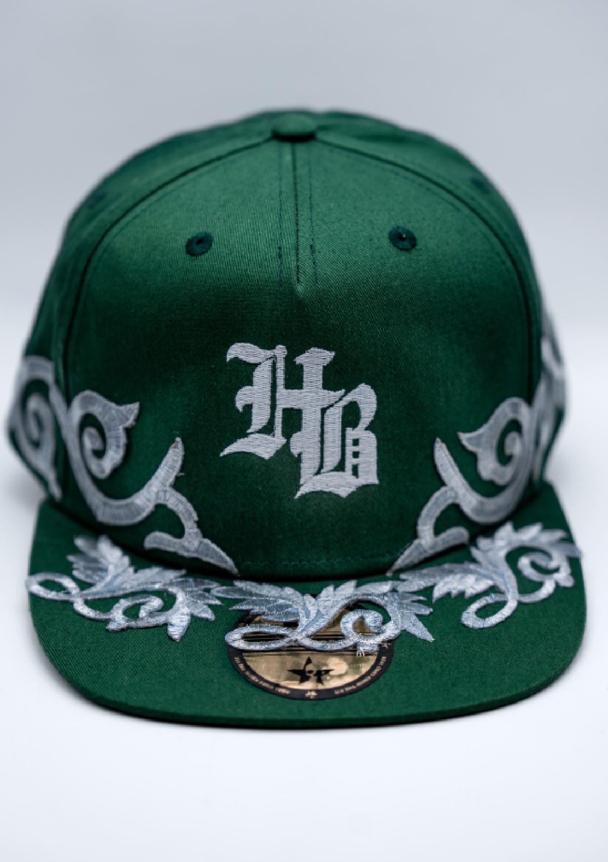Royal Garden Cap {green/silver}