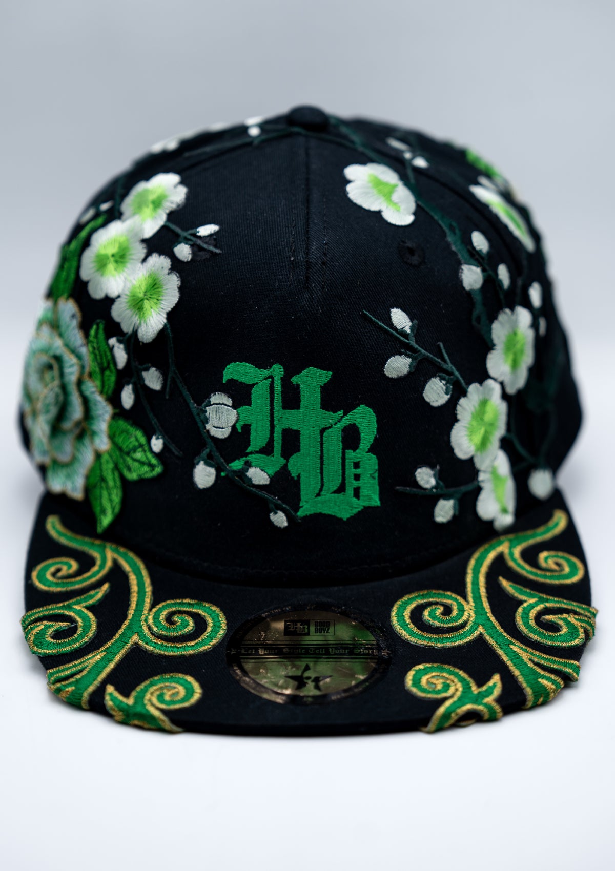 Royal Garden Cap {black/green}