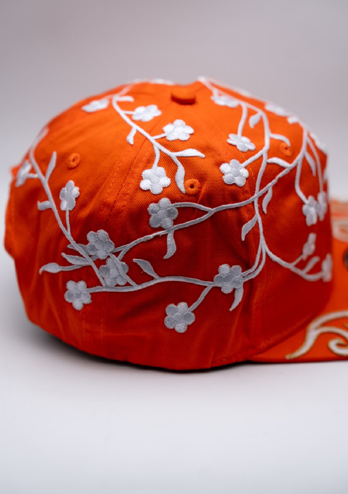 Royal Garden Cap {orange/white}