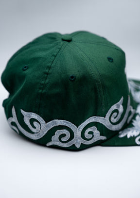 Royal Garden Cap {green/silver}
